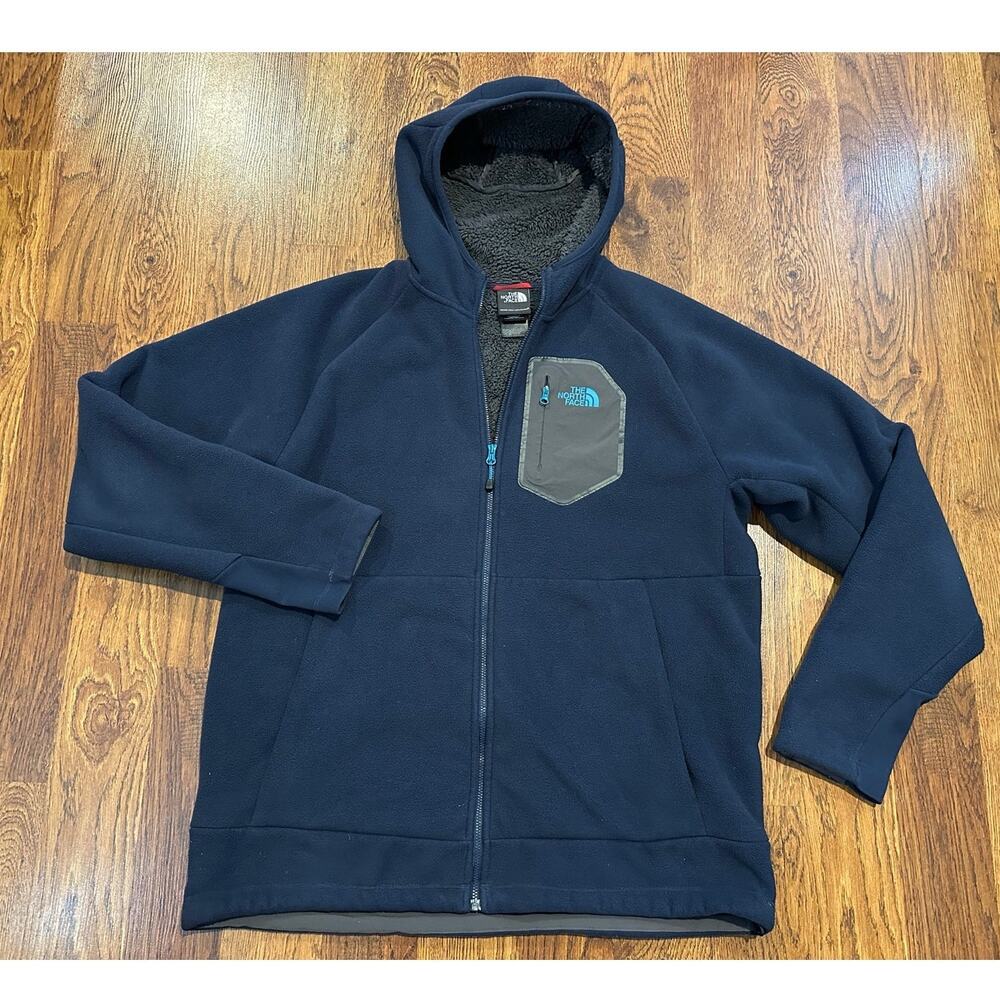 The North Face Chimbrazo Full Zip Technical Fleece Blue Men’s Sz Large Outdoor